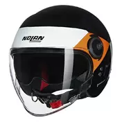 NOLAN N21 Visor 06 Onirico open face helmet Gloss Black / White / Orange