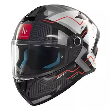 MT Helmets Targo S Brik full face helmet Grey / Silver