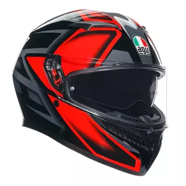 AGV K3 Compound E2206 MPLK full face helmet Красно-черный