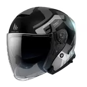 MT Helmets Thunder 3 SV Silton open face helmet Matt Pearl Grey