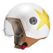 NZI Zeta 2 Ágatha Ruiz De La Prada open face helmet Yellow Star