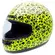 NZI Activy junior full face helmet Glossy Yellow Bones