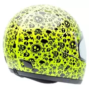 NZI Activy junior full face helmet Glossy Yellow Bones