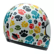 NZI Activy junior full face helmet Matt Pawprints