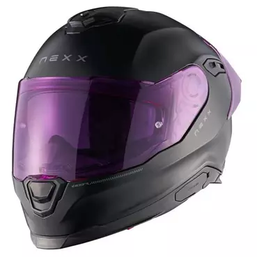 NEXX Y.100R Subsonic full face helmet Black / Pink Matt