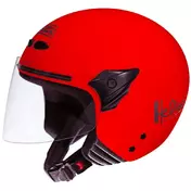NZI Helix II Junior Open Face Helmet Красный
