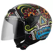 NZI Helix II Junior Open Face Helmet Glossy Calaca