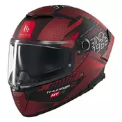 MT Helmets Thunder 4 SV Luminence full face helmet Matt Red / Black