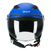 SKA-P 2MHA Pod Mono Junior Open Face Helmet Matt Navy