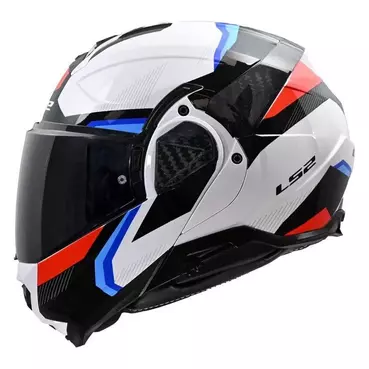 LS2 FF910 Advant II Triple modular helmet White / Blue / Red