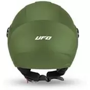 Ufo NIXIE Green Jet Motorcycle Мотошлем