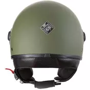 Tucano Urbano EL'METTIN 6.0 Matt Airborne Green Jet Motorcycle Мотошлем