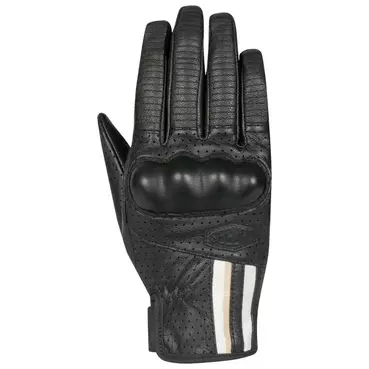 SEGURA Romeo woman perforated leather gloves коричневый / белый