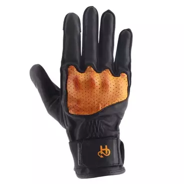 HELSTONS Neo Air perforated leather gloves Черный