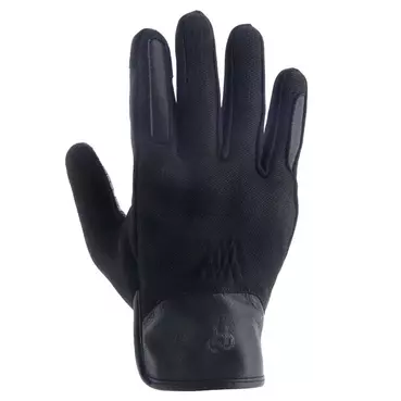 HELSTONS Saxo perforated leather gloves Черный