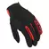 MACNA Obtain perforated leather gloves Красно-черный