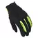 MACNA Obtain perforated leather gloves Black / Fluor Green