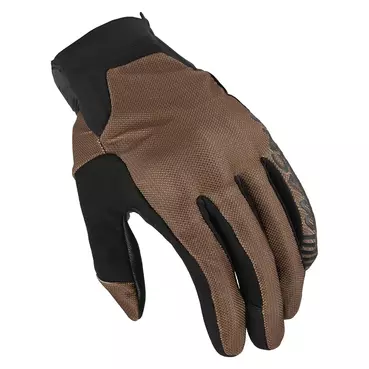 MACNA Obtain perforated leather gloves Коричневый