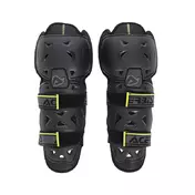 Acerbis Profile 2.0 Knee Guards Black Yellow Черный