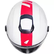 Ufo NIXIE Jet Motorcycle Мотошлем White Red