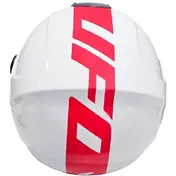 Ufo NIXIE Jet Motorcycle Мотошлем White Red