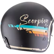 Scorpion BELFAST EVO ADONIS Custom Jet Motorcycle Мотошлем Matt Black Beige