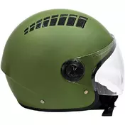 Bhr 834 Flow Air Jet Motorcycle Мотошлем Matt Green