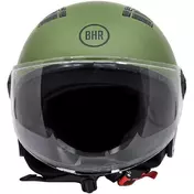 Bhr 834 Flow Air Jet Motorcycle Мотошлем Matt Green