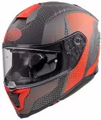 Integral Motorcycle Мотошлем In Premier Fiber HYPER BP92 BM Gray Red Matt