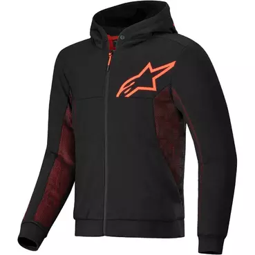 Alpinestars CHROME AIR SPORT Sweatshirts Black Fluorescent Red