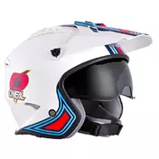 O'neal Volt Mn1 Мотошлем White Red Blue Белый