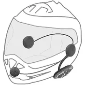 CellularLine CONNECT HD Bluetooth Motorcycle Intercom Pair (Motorcycle/Motorcycle) Pair Kit