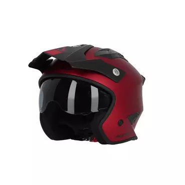 Acerbis Jet Aria 2206 Metallic Мотошлем Red Красный