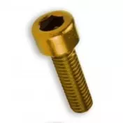 VPARTS M5x20 mm SS-374-M5X20-ORO screw kit 6 units Золотистый