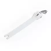 TCX Aluminium 17cm buckle White / Silver