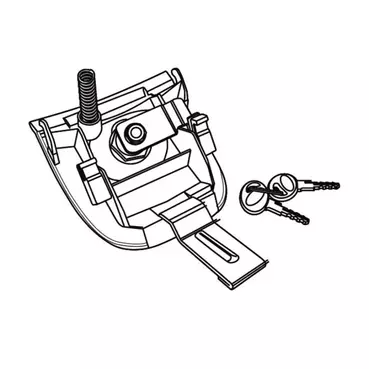 SHAD SH37 top case closure Черный