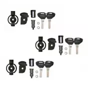 GIVI Complete 3-barrel top case closure Черный