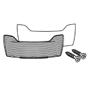 SHAD SH40 White 2011 top case reflector Черный