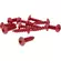 VPARTS MF10-6X20 screw kit 12 units Красный