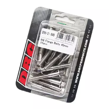 DRC M6x40 P1.0 screw kit 25 units Серебристый