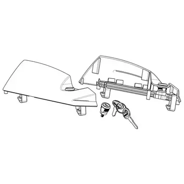SHAD SH23 top case closure Черный