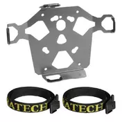 TOURATECH ZEGA Pro/Mundo Adapter Plate Straps Canister Bottle Harness 3L Серебристый
