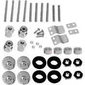 SADDLEMEN Honda/Triumph/Victory S4 screw kit Серебристый