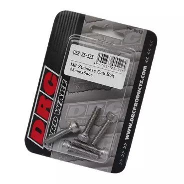 DRC Allen M6x25 screw kit 5 units Серебристый