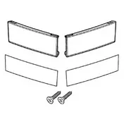 SHAD SH23 R/L top case reflector Белый
