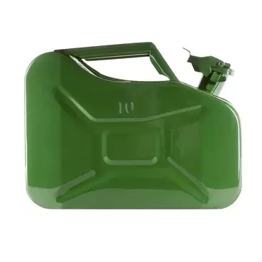 JBM Anti-tip fuel jerrycan 10L Черно-зеленый