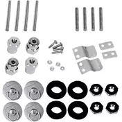 SADDLEMEN Harley Davidson Softail S4 screw kit Серебристый