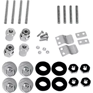 SADDLEMEN Harley Davidson Softail S4 screw kit Серебристый