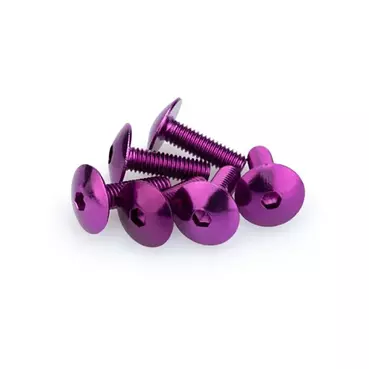 PUIG Dished Allen M6x20mm screw kit 6 units Фиолетовый