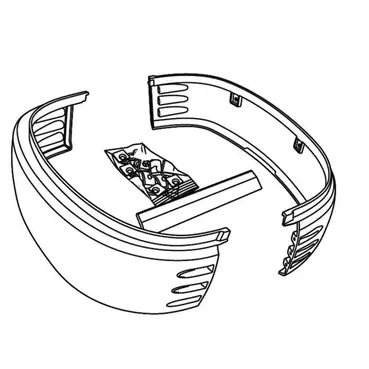 SHAD SH49 top case trim Черный